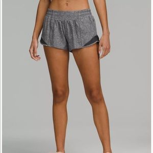 Lululemon gray hotty hot shorts